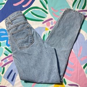 Vintage Anchor Blue Petite High Waisted Denim (3/4)